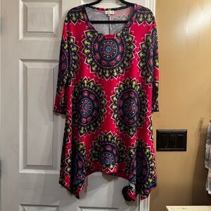 Ladies XXL Simply Southern crab tunic
